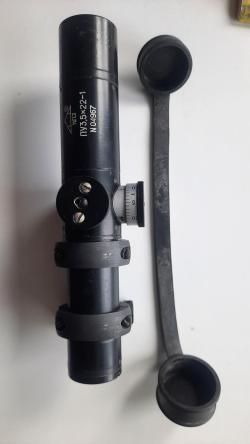 Прицел ПУ 3,5х22-1, кронштейн стальной