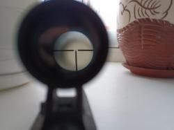 Прицел ПУ с репликой кронштейна СВТ