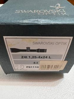 Прицел Swarovski Z4I 1,25-4x24 L в состоянии нового, без следов эксплуатации