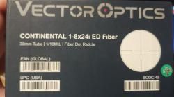 Прицел Vector Optics Continental 1-8x24i SFP, ED Fiber LPVO, VET-FDR (SCOC-45)