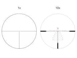 Прицел Vector Optics Continental 34mm ED 1-10x28 FFP, VET-CTR (MIL)