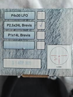 Прицел ВОМЗ Пилад Brevis Р2,5х24 L (сетка LS400)