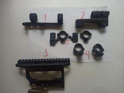 Кронштейны для прицелов Кольца MAK и Leupold c основанием