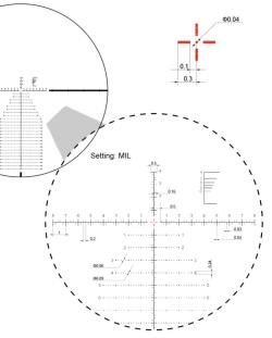 Прицелы Vector Optics Continental 34mm, zero stop, FFP