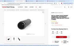 Приклад для платформы AR и АК, Battle Arms, SABERTUBE 