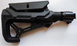 Приклад Fab Defense GL Core S с щекой на трубе с адаптером