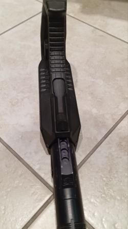 приклад FAb defense  GL-core с трубой Ar comspec от Custom guns адаптер Armacon