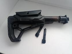 Приклад FAb defense GL-core с трубой и адаптером LAC и щекой.