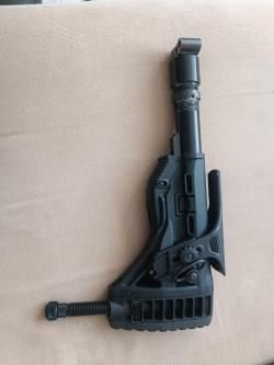 Приклад fab defense с переходником для свдс