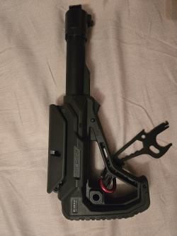 Приклад GL CORE на трубе Milspec от LAC