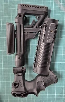 Приклад и цевье FAB defense на Remington 870