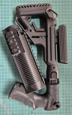Приклад и цевье FAB defense на Remington 870