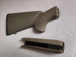 Hogue ATI Pachmayr на Remington 870. Hogue Pachmayr на Mossberg 500. Планка на Рысь.