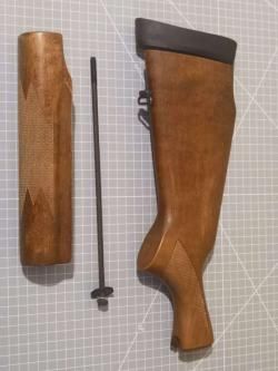 Приклад и цевьё от Remington 870 (оригинал, дерево)