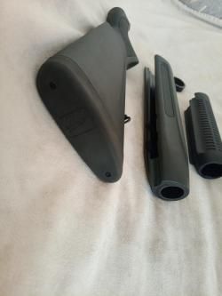 Приклад и цевье пластик Мр-153, Мр-133.