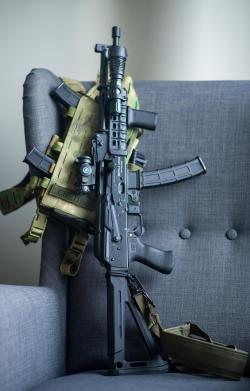 Приклад Magpul MOE AK для АК, Вепрь черный (Россия)