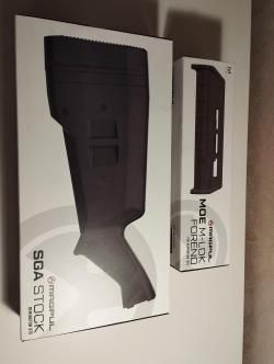 Приклад Magpul SGA и цевье MOE для Remington 870
