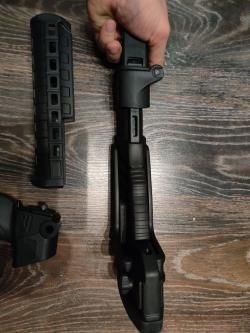 Приклад на Бекас 12 "DLG" телескопический с регулируемым подщечником