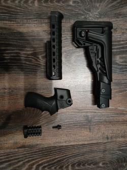 Приклад на Бекас 12 "DLG" телескопический с регулируемым подщечником