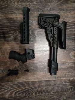 Приклад на Бекас 12 "DLG" телескопический с регулируемым подщечником