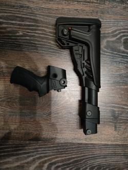 Приклад на Бекас 12 "DLG" телескопический с регулируемым подщечником