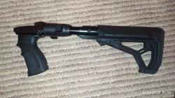 складной приклад Fab Defens на нескладной Тигр