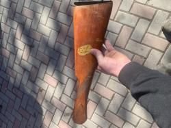 Приклад одноствольного ружья. 