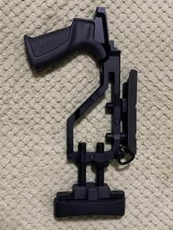 Приклад регулируемый SAG S20036 для оружия на СВД / Тигр / TG3, алюминиевый сплав