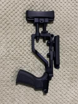 Приклад регулируемый SAG S20036 для оружия на СВД / Тигр / TG3, алюминиевый сплав