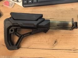 Приклад с адаптером на Сайга 9