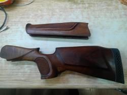 Приклад с цивьем эксклюзив Орех элитный Супер Узор природный Сделан специально для Руже