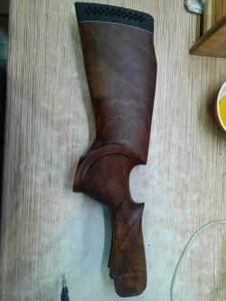 Приклад с цивьем эксклюзив Орех элитный Супер Узор природный Сделан специально для Руже