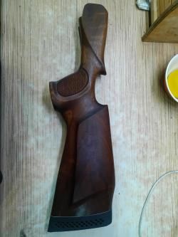 Приклад с цивьем эксклюзив Орех элитный Супер Узор природный Сделан специально для Руже