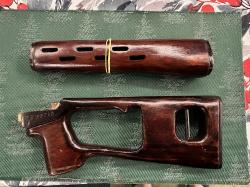 Приклад с накладками для СВД ,фанера, оригинал СССР