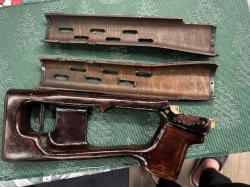 Приклад с накладками для СВД ,фанера, оригинал СССР