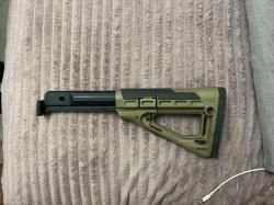 Приклад с трубой на АК сайга