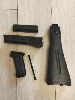 Приклад сайга, цевье, накладка, ручка пластик