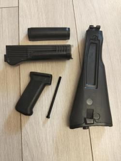 Приклад сайга, цевье, накладка, ручка пластик