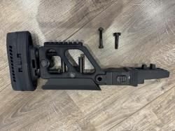 Приклад складной для СВД и Тигр от компании Pufgun в чёрном цвете.