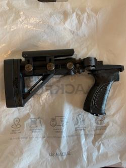 Приклад складной, телескопический АСПАК 74.019.00 для установки на: СВД, Тигр, TG3 на модели с нескладным прикладом