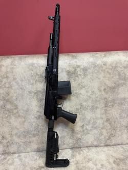 Приклад DLG Tactical  + труба, переходник Hartman складной телескопический для АК и Сайга