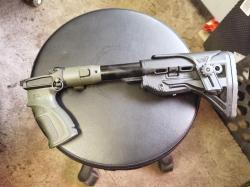 Приклад складной телескопический с компенсатором отдачи M4 SVD SB для СВД/Тигр, Fab-Defense