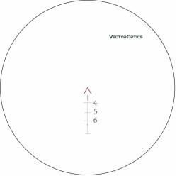 Призматический прицел Vector Optics VictOptics C1 4x32 (сетка Chevron) с подсветкой