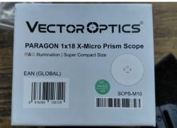 Призматический прицел Vector Paragon 1x18 X-Micro