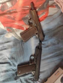 Продам два Кольта 1911 с подвижным затвором Глетчер одним лотом