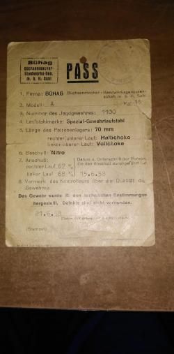 Продам  раритетное  ружьё , "Бюгер"  Германия  1958г.