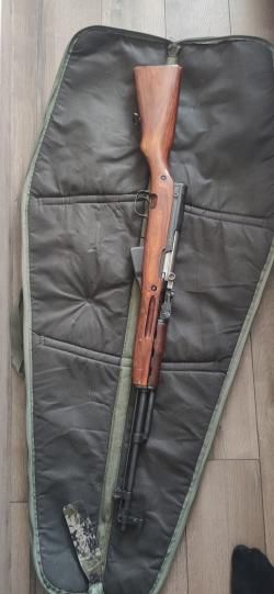 Продам карабин СКС-О (7,62х39), № 13П 4177 — с боковым кронштейном, кучность 5 см / 100 м