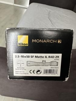 Продам Nikon Monarch 7 , 2,5-10x50 SF Matte IL R4D ZR