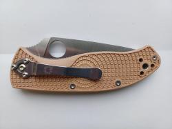 Продам нож Spyderco Tenacious Tan FRN PS состояние новый!