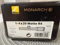 Продам оптический прицел Nikon Monarch 3 1-4x20